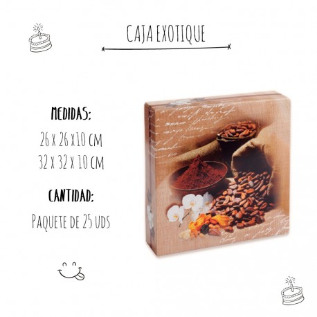 Caja Pastelería Exotique