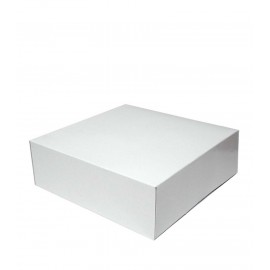 CAJA PARA TARTAS BLANCA - 27 x 27 x 09 cm