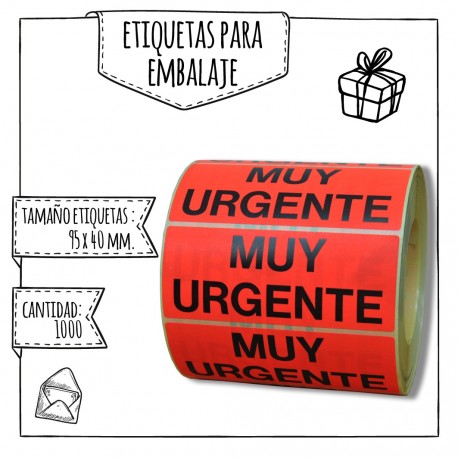 ETIQUETAS PARA EMBALAJE – 95 X 40