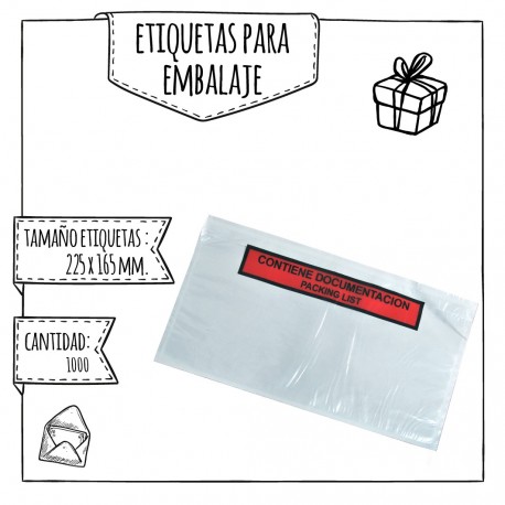  ETIQUETAS PARA EMBALAJE – 162 X 120