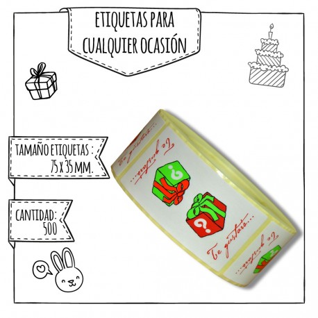 ETIQUETA “TE GUSTARÁ” – 75 X 35 MM