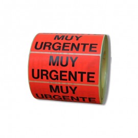 ETIQUETAS "MUY URGENTE" – 95 X 40