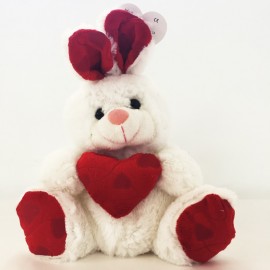 PELUCHE CONEJO ROJO