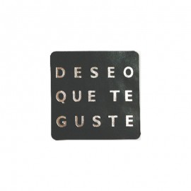 Etiqueta negra"deseo que te guste"