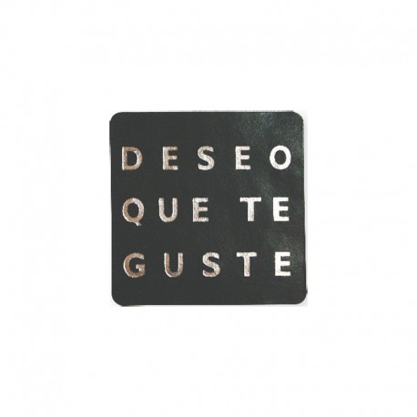 Etiqueta negra"deseo que te guste"