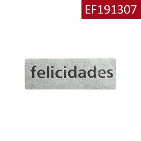 Etiqueta Felicidades