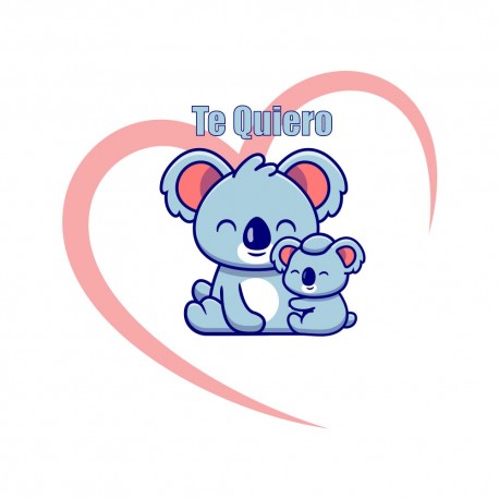 ETIQUETA "TE QUIERO" (KOALA)