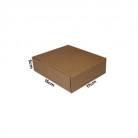 CAJA TROQUELADA 15X17X5 MARRON