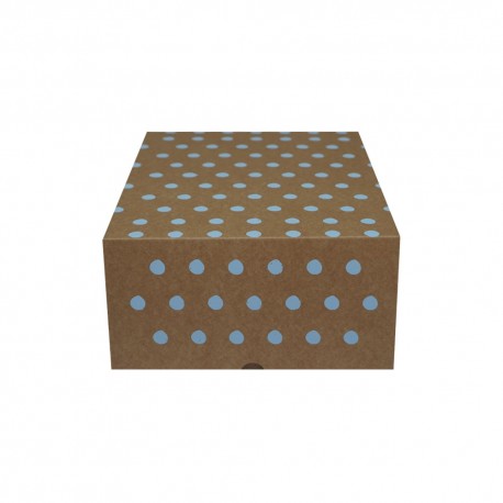 Caja Troquelada Fantasía Lunares - 30 X 22 X 12 cm