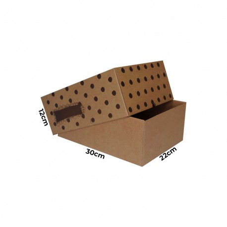 Caja Troquelada - 30 X 22 X 12 cm
