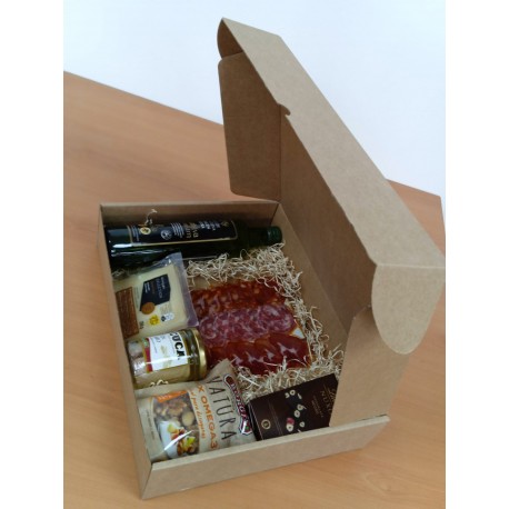 CAJA TROQUELADA 380X280X80 MARRON