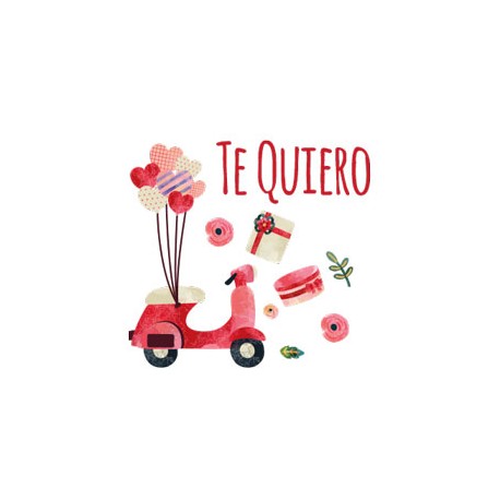 ETIQUETA "TE QUIERO MOTO"