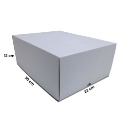 CAJA TROQUELADA 30X22X12 BLANCA