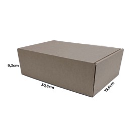 CAJA TROQUELADA 30.5X19.5X 9.3 MARRON