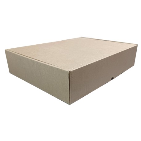 CAJA TROQUELADA 38X28X8 MARRON