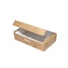 CAJA TROQUELADA 17X10X4.2 FOLDING KRAFT/BLANCO
