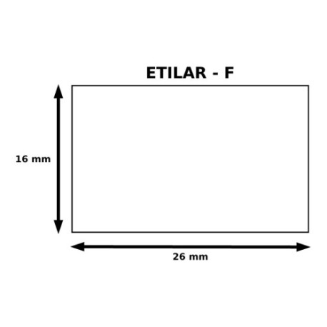 ETIQUETAS PARA ETIQUETADORAS MANUALES