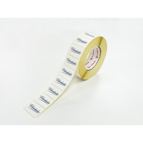 Rollo de 250 ETIQUETAS "Felicidades" RECTANGULARES