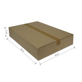 CAJA CARTÓN 66X46X11 MARRON