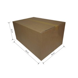 CAJA CARTÓN 60X40X30 MARRON