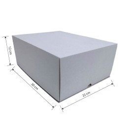 CAJA TROQUELADA 30X22X12 BLANCA