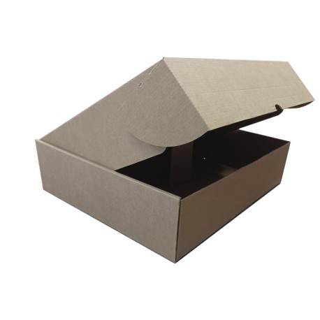 CAJA TROQUELADA 38X28X8 MARRON