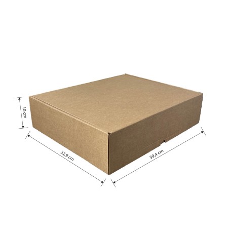 CAJA TROQUELADA 394X329X100 MARRON