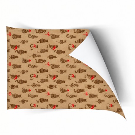 Gatos Blanco/Rojo Kraft 8 Kg